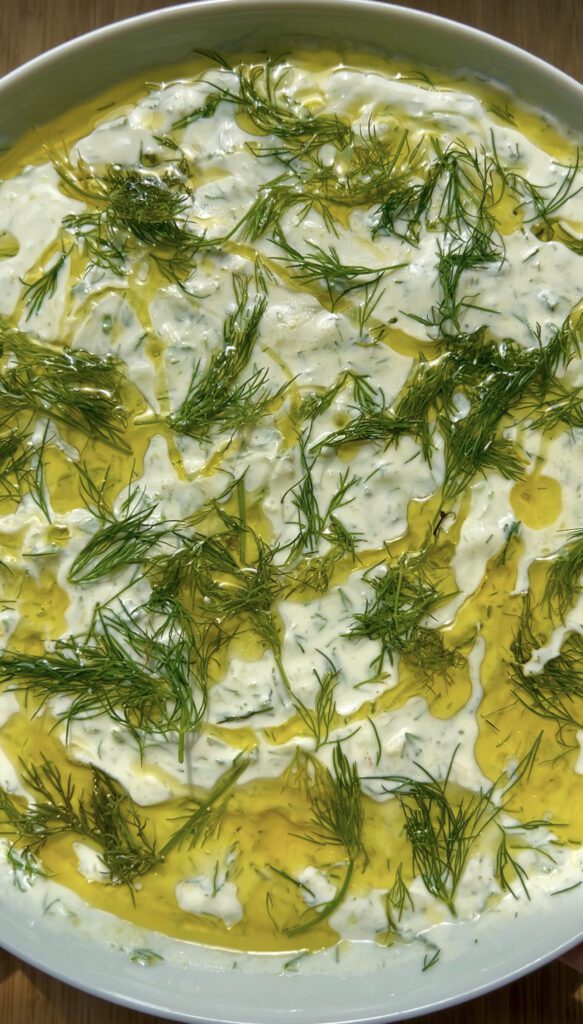 homemade tzatziki sauce