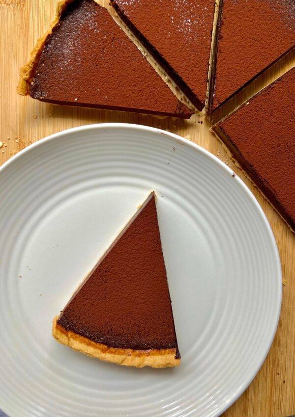 dark chocolate tart