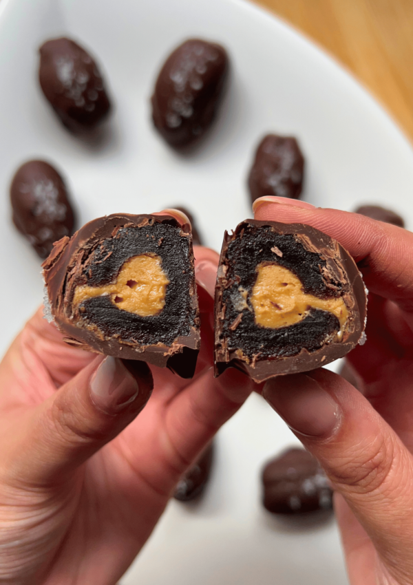 Chocolate Peanut Butter Dates