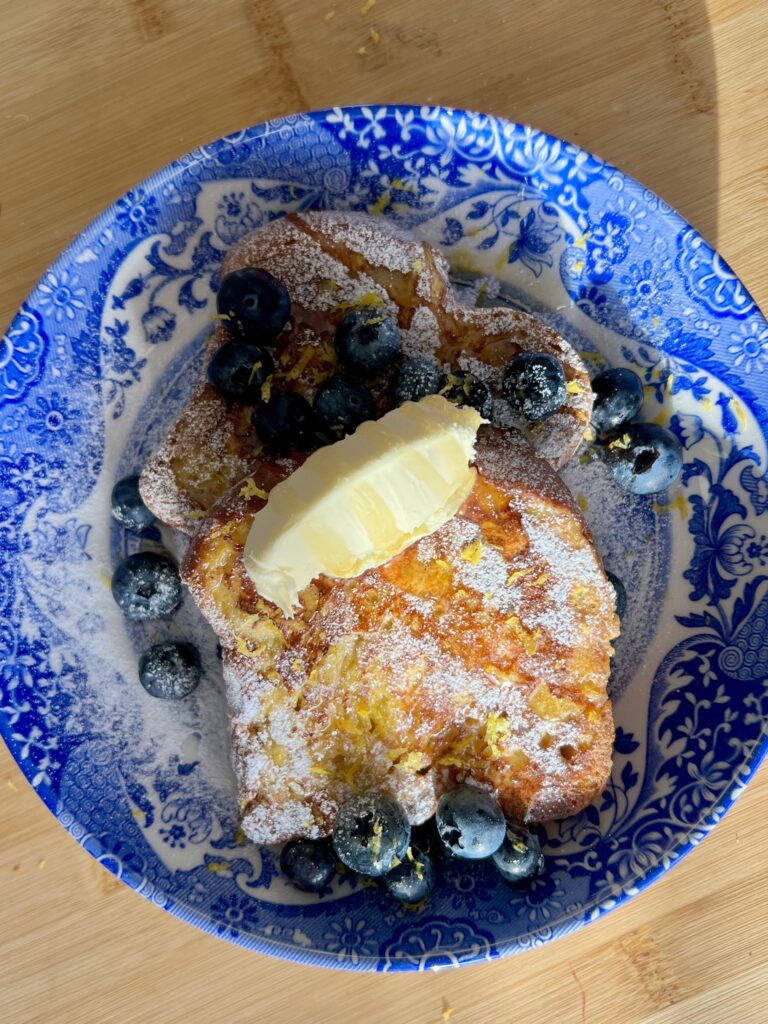 Blueberry and Lemon French toast image